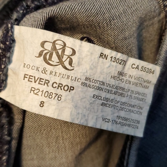 Fever Crop Denim Rx Jeans 